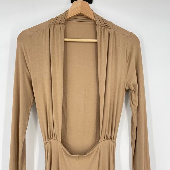 Helsa Tan Maxi Dress - Picture 9 of 12